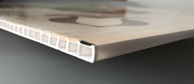 595*595mm deckt dekorative PVC-Wand-Umhüllung, wasserdichte Decke