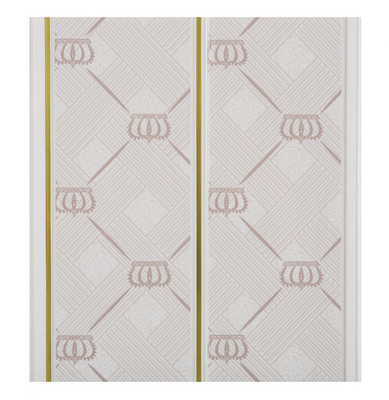 7.5mm × 8 Inch Ceiling Decorative Pvc Wall Panels Crown Pattern Against Moisture