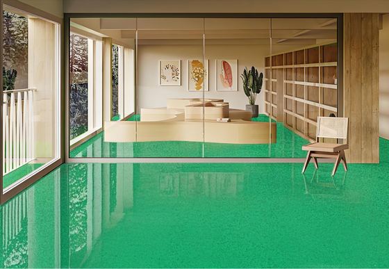 Bunte Epoxidharz-Sandbeschichtung Günstiger Marmoreffekt-Boden Epoxidharzboden für Zuhause Selbstverlaufende Bodenfarbe Farbsand gute Wahl für GYM-Böden