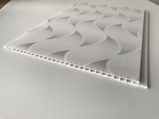 Welle Druckpvc-Badezimmer-Wände, wasserdichte Tafel für Badezimmer