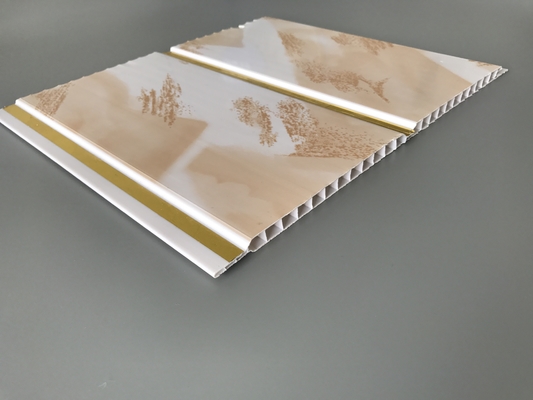 Breite goldene Linien imprägniern Wände für Badezimmer-Umhüllung 250mm