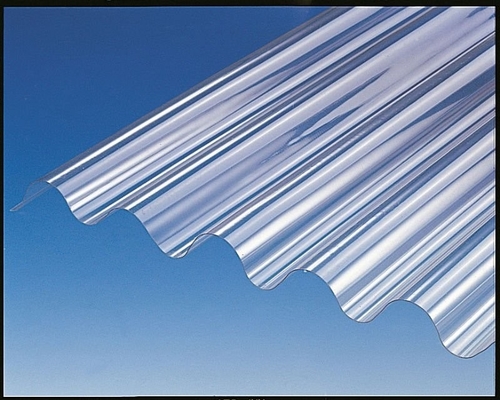 Klare Wellpolycarbonatplatten Wellplatten für Oberlichter gewellte lichtdurchlässige Dachplatten
