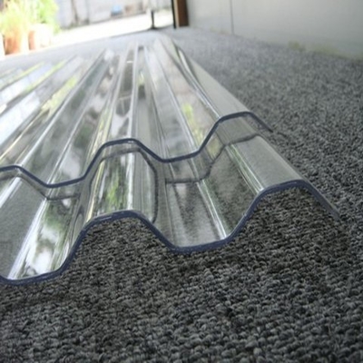 Klare Wellpolycarbonatplatten Wellplatten für Oberlichter gewellte lichtdurchlässige Dachplatten