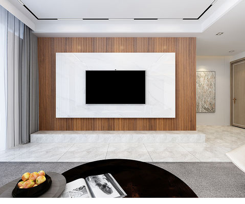 Holzmaserung Dekorativ PVC Geriffelte WPC Paneele für Wände