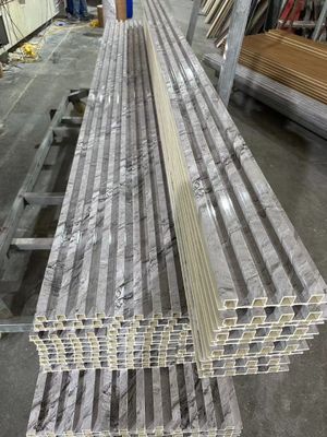 OEM-PVC-Schiefer-Akustik-Panels Dekoratives WPC-Panel für Wand und Decke