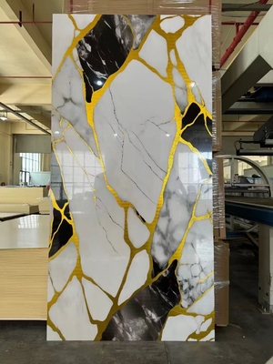 Wasserdichte PVC-Massivbleche für Wanddekorationen UV-Marmorbleche 1220x2440x3mm