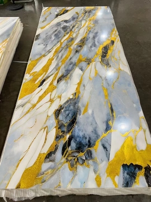 Wasserdichte PVC-Massivbleche für Wanddekorationen UV-Marmorbleche 1220x2440x3mm