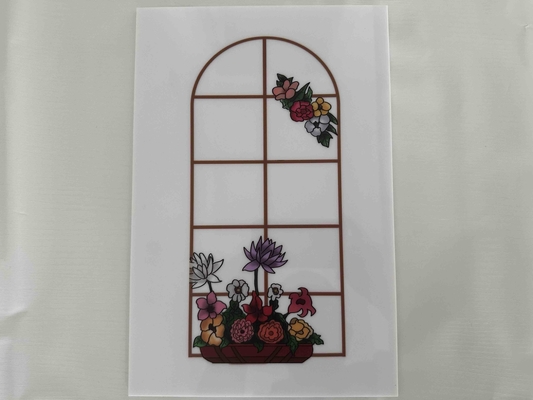 UV-Druck Polystyrolblätter 3D-Druck dekorative PS-Blätter weiße Farbwerbeplatten