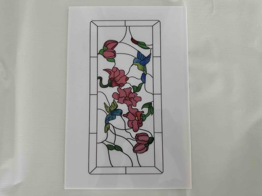 Florale Abdrücke Planchen Dekorative Polystyrolbleche PS Kunststofflaminaten in mehreren Farben für Türdekoration
