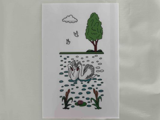 Florale Abdrücke Planchen Dekorative Polystyrolbleche PS Kunststofflaminaten in mehreren Farben für Türdekoration