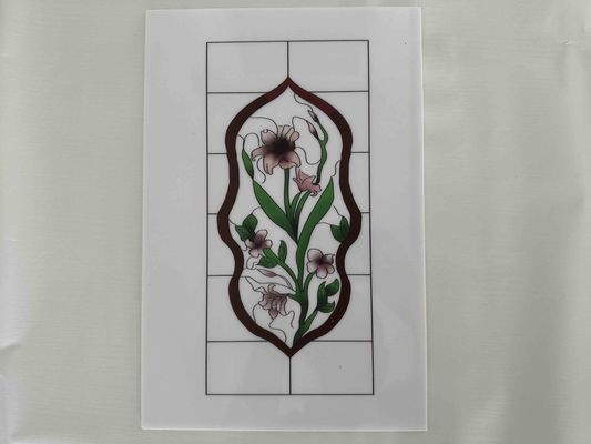 Florale Abdrücke Planchen Dekorative Polystyrolbleche PS Kunststofflaminaten in mehreren Farben für Türdekoration