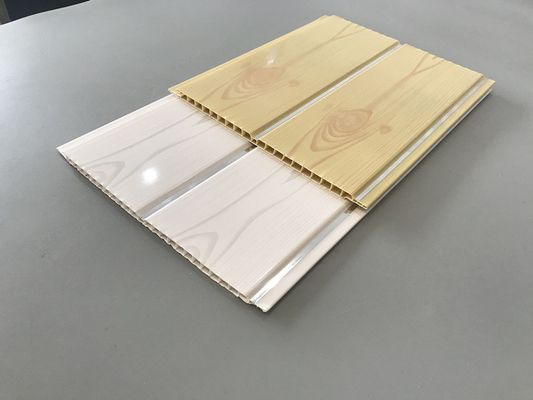 200 × 5,95M Innenraum Künstlerische PVC Holzverkleidungsplatten für Restaurant 7mm Dicke 8 Zoll PVC Deckenpaneel beliebte Holzfarbe