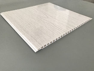 Kundenspezifische PVC-Holz-Deckenpaneele Innenholz-Wandpaneele 7 mm Dicke Hochglanz-Decken-PVC-Paneel