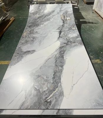 beliebte Farben UV-Marmorbleche für Innenwanddekoration leicht zu installieren Marmorbleche