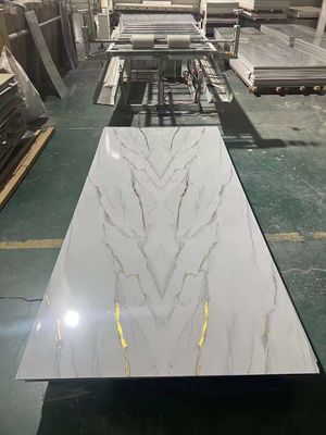 PVC-Marmorblech, SPC-Stein, Kunststoffwandplatten, umweltfreundliche UV-Beschichtung, Marmorbleche, Dekorationsmaterial für Innenwände
