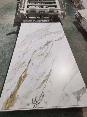 PVC-Marmorblech, SPC-Stein, Kunststoffwandplatten, umweltfreundliche UV-Beschichtung, Marmorbleche, Dekorationsmaterial für Innenwände