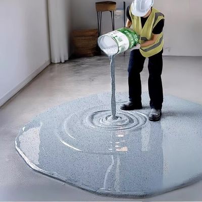 Spiegelmarmor Effekt Epoxidhintergrundbeschichtung Verschleißbeständige und langlebige Bodenfarbe Farbige Sandbodenbeschichtung Epoxy