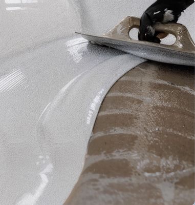 Einfach zu installieren Epoxy-farbige Sand Fußbodenfarbe für den Außenbereich mit zwei Teilen Quarz-Epoxy-Bemalung Farbige Epoxy-Bodenbelag