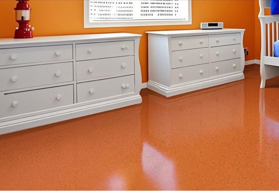 Zwei Komponenten selbstnivellierende Farbe Epoxy-Marmor-Ston Fußboden Umweltschonende Epoxy-Harz Fußbodenbeschichtung Zuhause Verwendung Farbe Sandfußboden