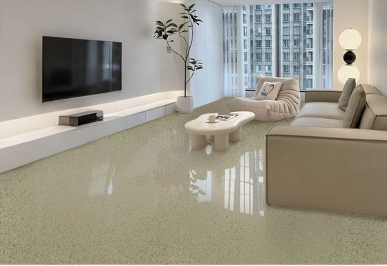 Zwei Komponenten selbstnivellierende Farbe Epoxy-Marmor-Ston Fußboden Umweltschonende Epoxy-Harz Fußbodenbeschichtung Zuhause Verwendung Farbe Sandfußboden