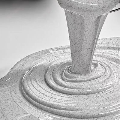 Zwei Komponenten selbstnivellierende Farbe Epoxy-Marmor-Ston Fußboden Umweltschonende Epoxy-Harz Fußbodenbeschichtung Zuhause Verwendung Farbe Sandfußboden