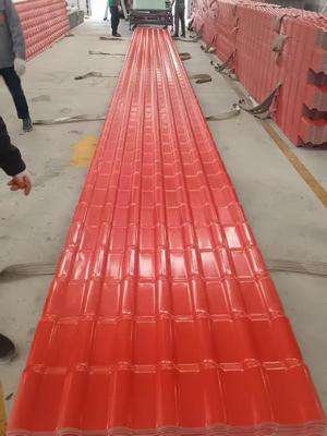 1050mm breite Kunststoff-Wellplatten ASA PVC Dachziegel UV-beständig UPVC Dachplatten