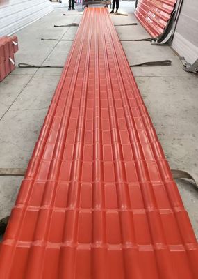 Spanish UPVC roofing tiles best price PVC roof sheets colorful plastic roof material for factory High strength UPVC roofing tiles