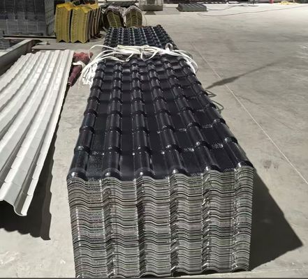 Wohnhäuser Leichtgewicht 2 mm Dicke Spanisch Stil PVC Dachmaterial für den Bau