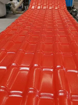 ASA UPVC Dachziegel Beliebte Kunststoff-Dachplatten Außen Kolonialfarbe Spanisch