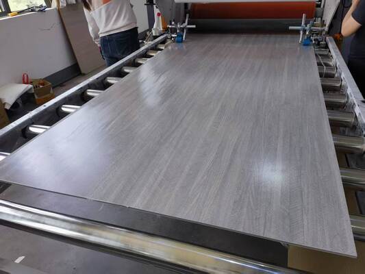 5 mm/8 mm Dicke Kohlenstoffkristallplatte Bambus Holzkohlefaser Holzfurnier PVC-Schaumplatte für Innenwanddekoration