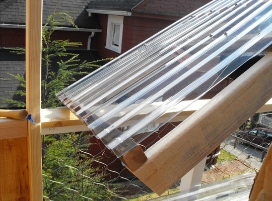 Klare gewölbte Polycarbonats-Platten , gewölbte Oberlicht-Platten