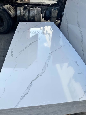 Warmverkauf 3mm UV-Marmorblech weißes PVC-Wandbild 1220*2440mm UV-Blatt für Innenarchitektur