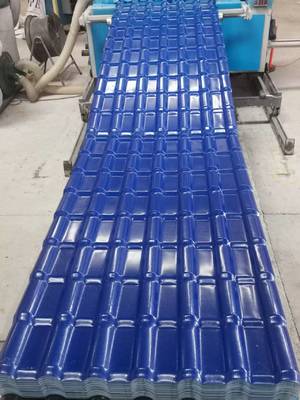 Wohnhäuser Leichtgewicht 2 mm Dicke Spanisch Stil PVC Dachmaterial für den Bau